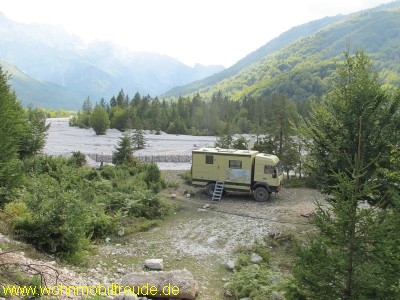 Stellplatz im Valbonetal