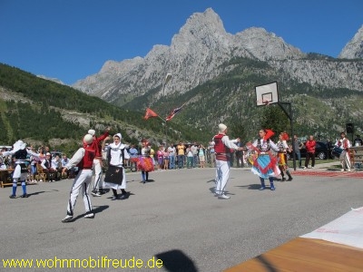 Stellplatz Valbonetal, Folkloregruppe